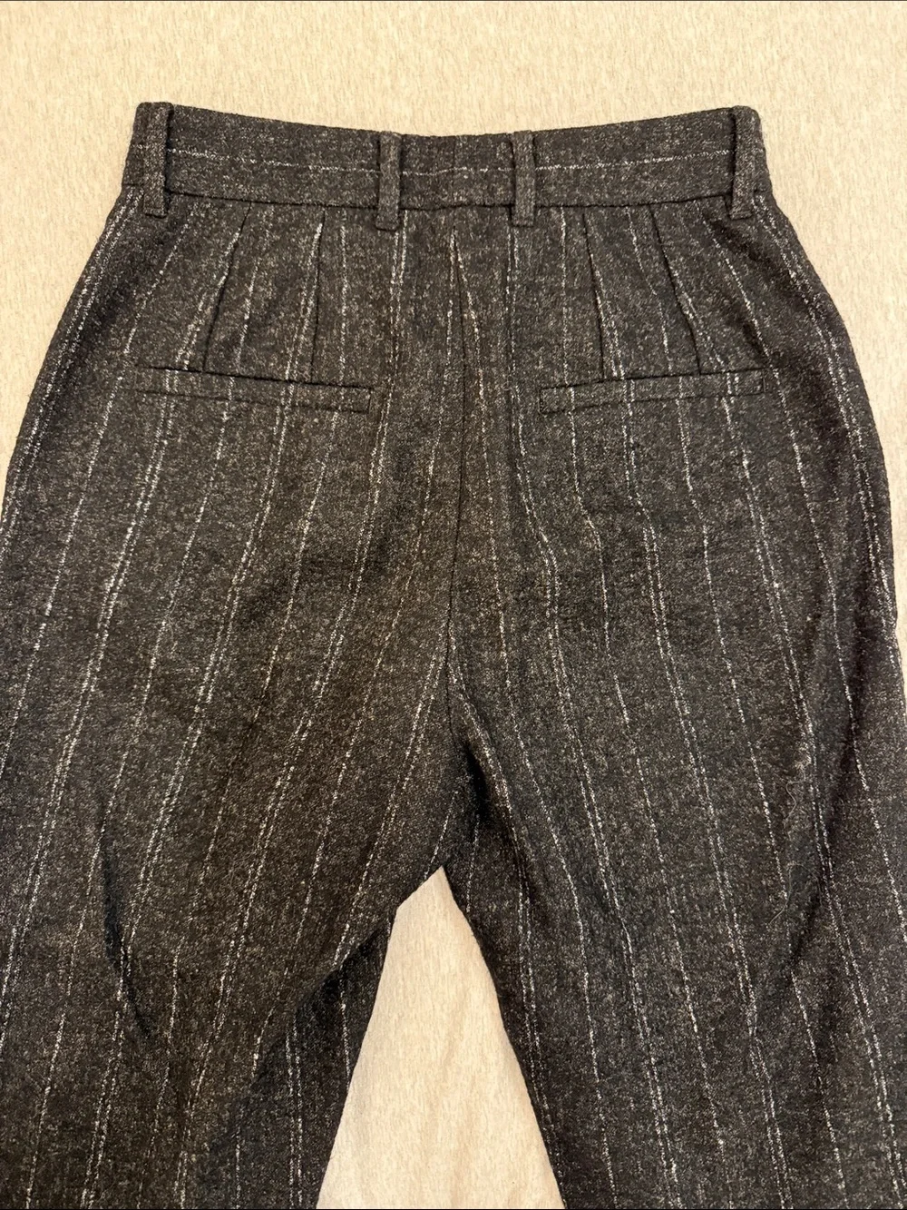 Dolce & Gabbana Black Pinstripe Woman's Dress Pants - Picture 5 of 8